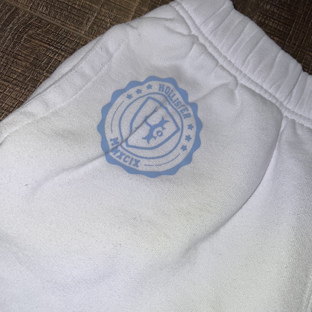 White straight leg sweatpants ◻️ - Picture 4 of 4